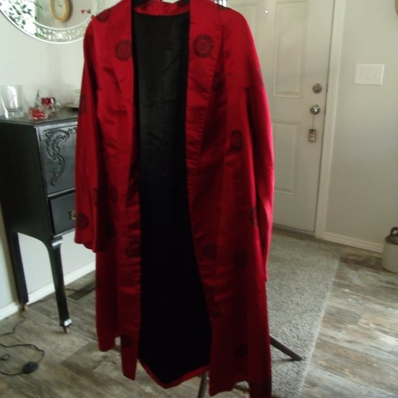 XXL Kimono Red Lined - Picture 2 of 5